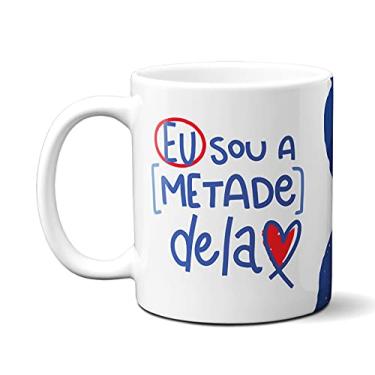 Imagem de Caneca Criativa Namorada Metade Dela Teu Colo é Meu Abrigo