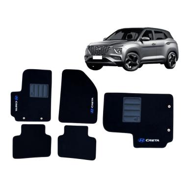 Imagem de Tapete Carpete 5Mm Hyundai Creta 2022 2023