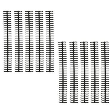 Imagem de Espirais de Ligação, 10 PCS 30 Furos Fios de Ligação Espirais Bobinas Anéis de Ligação de Plástico Pente de Ligação para Fabricante de Cadernos de Escritório Escolar, Espinhos