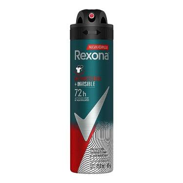 Imagem de Desodorante Antitranspirante Aerosol Masculino Rexona Antibacterial + Invisible 72 horas 150ml (A embalagem pode variar)