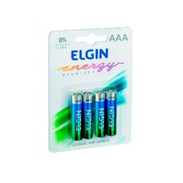 Imagem de Pilha Alcalina AAA Elgin LR03 - com 4 unidades - 82155
