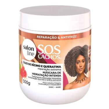 Imagem de SalonLine Máscara SOS Cachos Rícino e Queratina - 500g