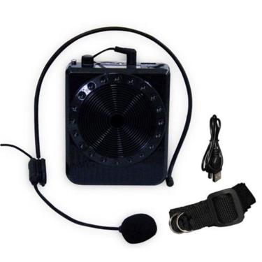 Imagem de Amplificador de Voz com Microfone para Professores Palestras K150 Preto