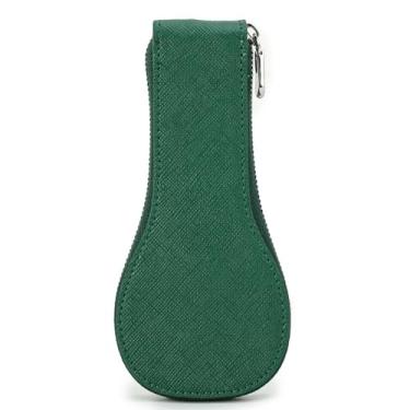 Imagem de SYlive Estojo de viagem durável bolsa de couro genuíno portátil bolsa de joias caixa organizadora para homens e mulheres caixas coloridas vintage durável caixa de relógio