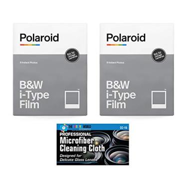 Imagem de Filme instantâneo Impossível/Polaroid preto e branco para câmera Polaroid Originals I-Type OneStep2 – Pacote com 2