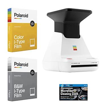 Imagem de Polaroid Lab Impressora fotográfica instantânea + filme colorido e preto e branco + pano de microfibra