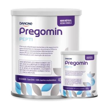 Imagem de 2 Latas -Pregomin Pepti -Fórmula infantil em pó-400gr