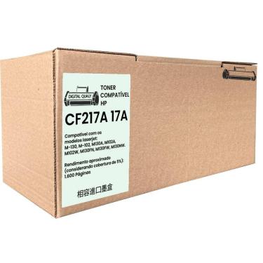 Imagem de Toner Com Chip Cf217a Cf217 217a 17a M130 M102 M130fw M130a