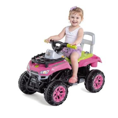 Imagem de Carrinho bebe Cross Quadriciclo Cross Up Pedal empurrador bebê criança até 30Kg Calesita