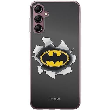 Imagem de ERT GROUP Capa de celular para Samsung A14 4G/5G original e oficialmente licenciada DC padrão Batman 059 otimamente adaptada à forma do celular, capa feita de TPU