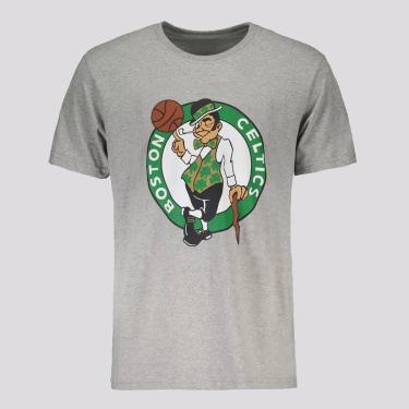 Imagem de Camiseta New Era NBA Boston Celtics Cinza e Verde-Masculino