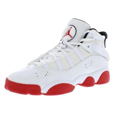 Imagem de Tênis infantil Jordan 6 Rings, Branco/vermelho universitário/preto, 20