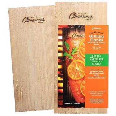 Imagem de Tábuas de Grelhar – Pacote com 2 – Cedro Premium 13 x 29 cm para Churrasco Salmão, Frutos do Mar, Bife, Hambúrgueres, Cosméticos de Porco, Legumes e mais!