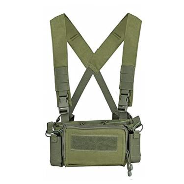 Imagem de OAREA Camuflagem de liberação rápida colete tático airsoft munição peito rig 5,56 9 mm carregador carregador militar tático combate