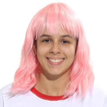 Imagem de Peruca Rosa Acessório Para Fantasia Abrakadabra