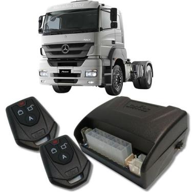 Imagem de Alarme caminhões auto 12v e 24v fks fk902 2 controles linha pesada cor
