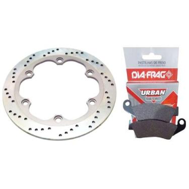 Imagem de Disco de Freio Dianteiro Honda Nx 400 Falcon 2000 2001 2002 2003 2004 