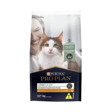 Imagem de Ração ProPlan Live Clear para Gatos Adultos Sabor Frango - 1kg - Nestl