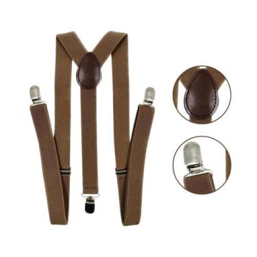 Imagem de 10 Suspensório Várias Cores Ajustável Adulto - Feminino Masculino - Rp