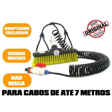 Imagem de Vassoura para lavar placa solar mangueira espiral - Solar Vassouras, c