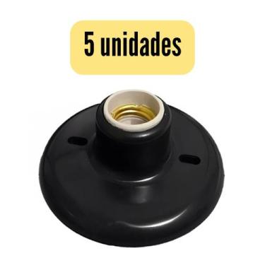 Imagem de Plafon Pop ''tapa Buraco'' Bocal Cerâmico E27 Soquete - Prismatec, Pre