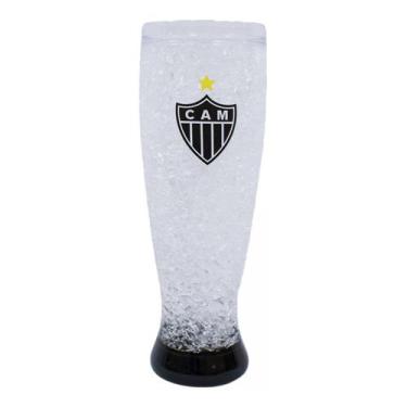 Imagem de Copo Cerveja  Congelante Atlético Mineiro 450ml Galo Cam - Mileno
