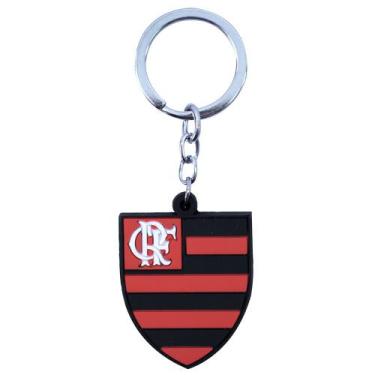 Imagem de Chaveiro De Borracha Com Brasão De Time - Flamengo - Minas de Presente