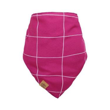 Imagem de Bandana Fábrica Pet Exclusive Vinho para Cães e Gatos - Tamanho P