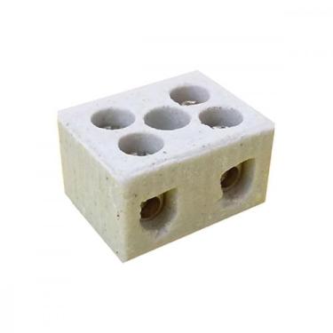 Imagem de Conector Thompson Porcelana 06Mm Bip - Kit C/10 Unidades