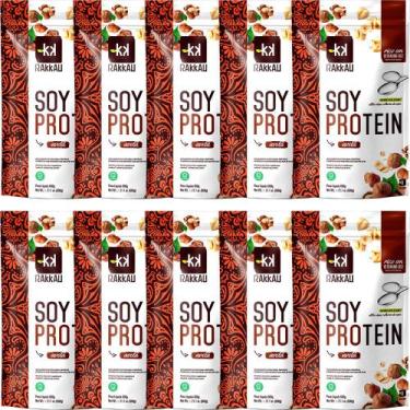 Imagem de Kit 10 Soy Protein Avelã Rakkau 600g - Vegano - Proteína