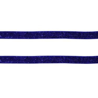 Imagem de Fita Sintetica C/ Glitter Azul Royal 10MMx2MT - LB