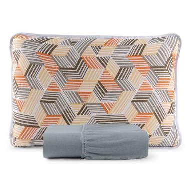 Imagem de Roupa de Cama Queen 03 Peças Malha 100% Algodão - iCasa,  CINZA