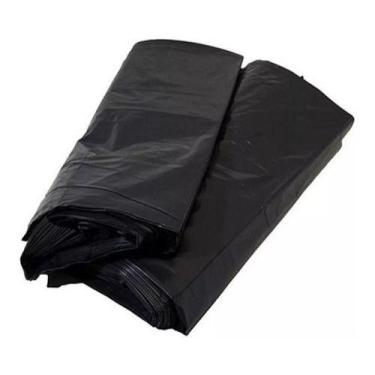 Imagem de Saco Para Lixo 100Un 80 Litros Preto Reforçado - HIGIPACK