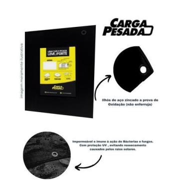 Imagem de Lona Plástica Impermeável 300 Micras 5x8 Várias Cores - CARGA PESADA L
