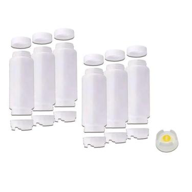 Imagem de Conj 6 Bisnagas 710 ml (24 Oz) FIFO Bootle Canadá Original Bico NSF Co