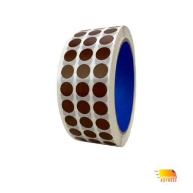 Imagem de Etiqueta Selo Bolinha Colorida 10mm - Rolo Com 5000 Adesivos - Etiquet