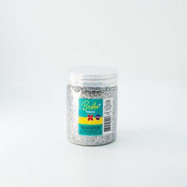 Imagem de Glitter para Balões Brilho Poliéster 100 g - Ref. 7064 - Prata - 1 uni
