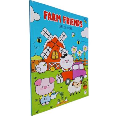 Imagem de Livro de Colorir Farm Friends Coleção Bobbie Goods Deto Silva (Ilustrações)