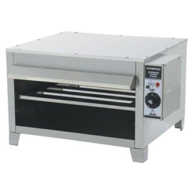 Imagem de Forno Salamandra Elétrico 50x50 cm Inox SL - 5 Metalmaq, 220V