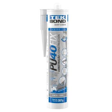 Imagem de Kit Selante PU 40 Fix 387g Cinza 6 Unidades - TEK BOND