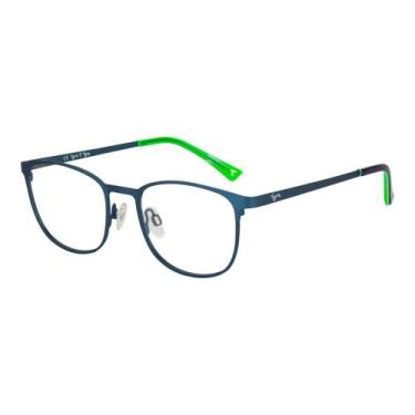 Imagem de Armação de Óculos Tigor T Tigre VTT185   48C02 - Azul 48, Azul, 48