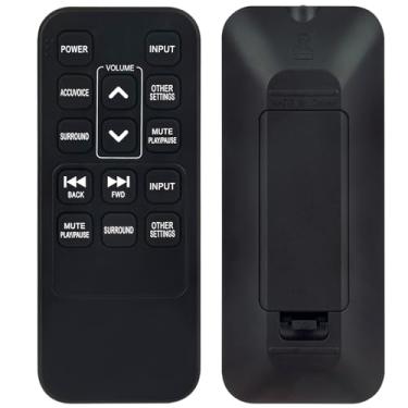 Imagem de Controle remoto de substituição adequado para Zvox Audio AccuVoice Soundbar 4002031 AV157 AV257 AV200 AV357 AV203 AV150 AV155 AV201 AV355 SB380 SB400 SB500 SB700 (sem suporte de montagem et)