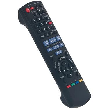 Imagem de Controle remoto de substituição N2QAYB000734 adequado para leitor de Blu-ray Disc Panasonic DMP-BD87 DMP-BD77 DMP-BD871 DMP-DSB100 DMP-BD875 DMP-BDT87 DMP-BD87-K DMP-DB87P-K DMPBD87 DMPBD77 DMPBD8 71