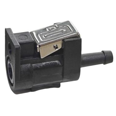 Imagem de HeuroFosh 6Y1-24305 Conector Comp de junta de tubo de combustível para motor de popa Yamaha 6-90 HP Mangueira de 1/4 polegada 6YL-24305-00 18-80413