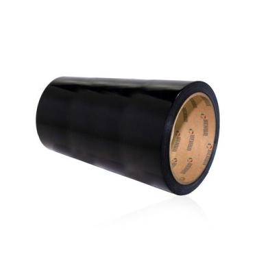 Imagem de Fita de Borda Pvc Na Cor Preto Brilhante Liso de 260 Mm X 1 Metro Proa