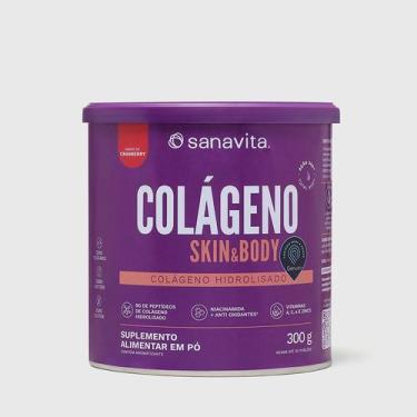 Imagem de Colageno skin - cranberry - lata 300g - Sanavita