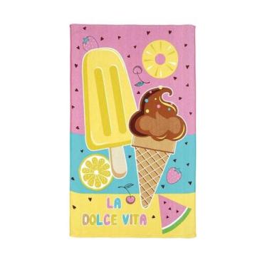 Imagem de Toalha Banho 70X115Cm Infantil Felpudo La Doce Vita Dohler