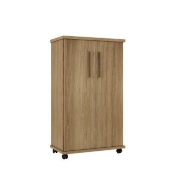 Imagem de Armário Multiuso 2 Portas 4 Prateleiras Berlim Arte Móveis, Cinamomo