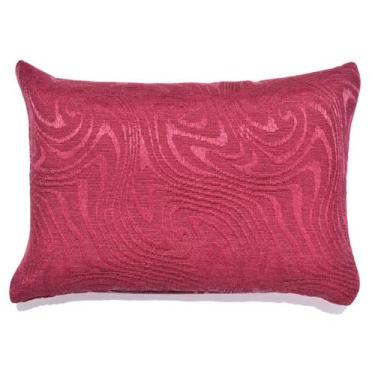 Imagem de Peso de Porta Decorativo Almofada 1Kg Estampa Ondas Vinho - Aleta