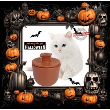 Imagem de Fonte de cerâmica argila para petz - MYCATMYDOG, Marrom